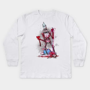 Tin Man Gets A Heart Kids Long Sleeve T-Shirt